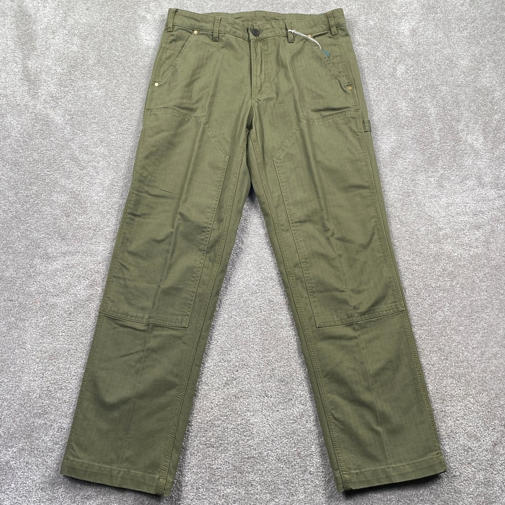 Alpine Design Mens M Utility Pant Herringbone Vintage Olive 32x30 ADM15951HB NEW